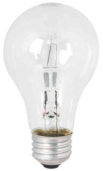 Main 4 - 43-Watt Dimmable*D*A19 E26 Base Clear Household Halogen Bulb (2Pk) Q43A/CL/2 - San Antonio Retail