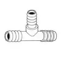 Main 1 - Nylon Tee 1/8"Barb 53724-02 - San Antonio Retail