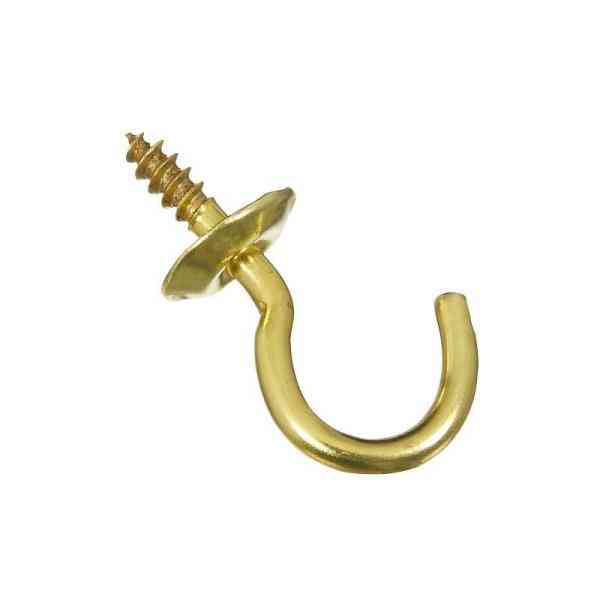 Main 3 - Hook Cup 1-1/2" Solid Brass N119-727 - San Antonio Retail