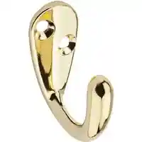 Main 1 - Coat/Hat Hook, Heavy, Brass N199-182 - San Antonio Retail