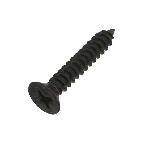 Main 1 - Wood Screw #12X1-1/4" Black N224-386 - San Antonio Retail