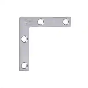 Main 1 - Corner Flat Brace 3X1/2" Stainless Steel N348-334 CD/2 - San Antonio Retail