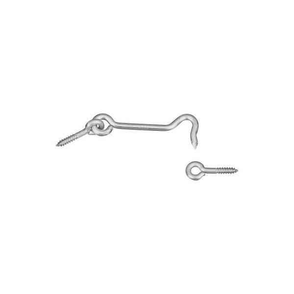 Main 3 - Hook & Eye 4" Stainless Steel N348-417 - San Antonio Retail