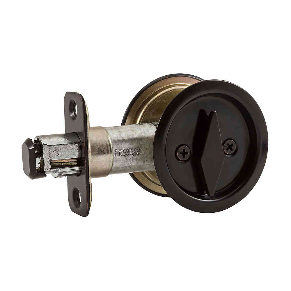 Main 3 - Pocket Door*D* Latch, Oil Rubbed Bronze N350-355 - San Antonio Retail