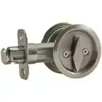 Main 1 - Pocket Door Latch, Privacy, Satin Nickel N350-363 - San Antonio Retail