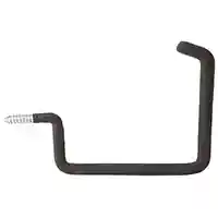 Main 1 - Storage Hook Black Vinyl N112-022 - San Antonio Retail