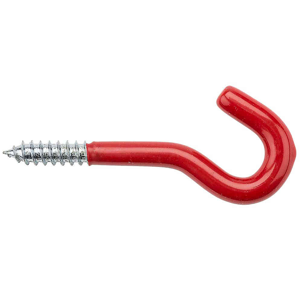 Main 4 - Storage Hook Vinyl Screw Hook N188-006 - San Antonio Retail