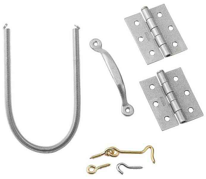 Main 4 - Screen/Storm*D* Door Hardware Set, Galvanized N107-490 - San Antonio Retail