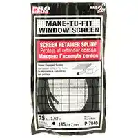 Main 1 - Screen Spline .185X20' Black P7940 - San Antonio Retail