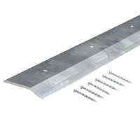 Main 2 - Carpet Trim 36"X1-3/8", Silver, Smooth Surface M-D 66092 834S  - San Antonio Retail