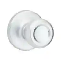 Main 1 - Lockset, Kwikset, Passage, Tylo Knob, Satin Chrome, Hall & Closet 200TUS26  - San Antonio Retail
