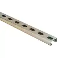Main 1 - Unistrut Channel 10' Shallow Half Slotted PS50 ZB1400HS 10   14Ga - San Antonio Retail