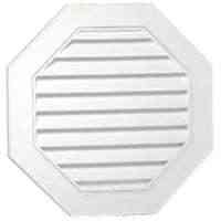 Main 2 - Vinyl Gable Louver Vent 22" Octagon White 626060 - San Antonio Retail