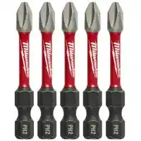 Main 1 - Bit Tip Phillips #2 2" 5Pk Milwaukee 48-32-4602 - San Antonio Retail