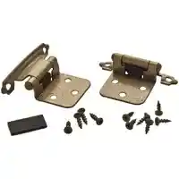 Main 1 - Cabinet*D*Hinge Functional Burnished Brass Amerock BPR3429BB - San Antonio Retail