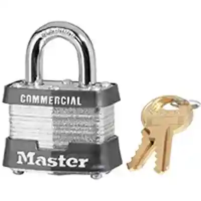 Padlock, Master, Laminated, 1-1/2"  3KA3202 Box - San Antonio Retail