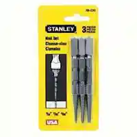 Main 1 - Nail Set 3 Piece 4" 1/32" 1/16" 3/32" Stanley 58-230 - San Antonio Retail