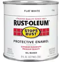 Main 1 - Paint Oil Base Enamel Flat White Rustoleum 7790730  - San Antonio Retail