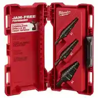 Main 1 - Drill Bit Step Bit Set Milwaukee #1 #2 & #4 48-89-9221 - San Antonio Retail
