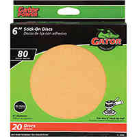 Main 4 - Sanding Discs 20Pk 80G  6" Gold 3245 - San Antonio Retail