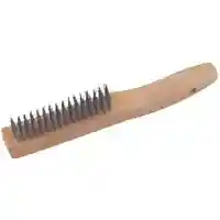 Main 1 - Wire Brush Wood Shoe Handle TGE-SWB416 - San Antonio Retail