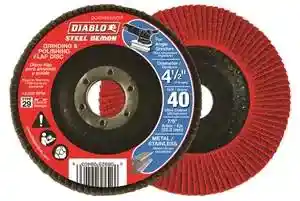 Main 1 - Flap Disc 4-1/2" Steel Demon Type 29 40 Grit Diablo  DCX045040N01F  - San Antonio Retail