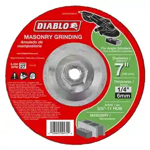 Main 1 - Grinding Wheel Masonry 7" Disc Type 27 HUB Diablo DBD070250B01C - San Antonio Retail