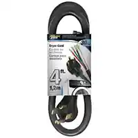 Main 1 - Dryer Cord 10/4 Srdt Black 4' Powerzone ORD100404 - San Antonio Retail