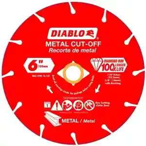 Main 1 - Cut Off Wheel Metal 6" Diamond Blade Diablo DDD060DIA101F  - San Antonio Retail