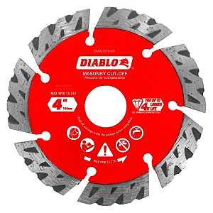 Main 1 - Saw Blade Circular 4" Diamond Segmented Turbo Cut-Off Discs for Masonry Diablo DMADST0400 - San Antonio Retail