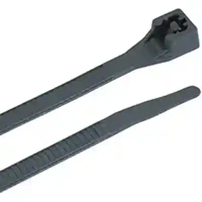 Cable Ties 8" 100Pk Black Double Lock  Nylon 46-308Uvb - San Antonio Retail