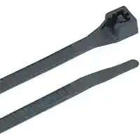 Main 1 - Cable Ties 8" 100Pk Black Double Lock  Nylon 46-308Uvb - San Antonio Retail