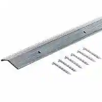 Main 1 - Carpet Moulding Trim Fluted Silver 36"x7/8" 78006 707F  - San Antonio Retail