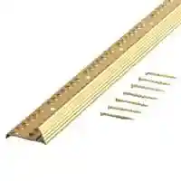 Main 1 - Carpet Moulding Gripper Fluted Brass 36"x1-3/8" 79053 808F  - San Antonio Retail