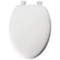 Main 1 - Toilet Seat White Elongated 144EC-000 Wood 144ECA-000 - San Antonio Retail