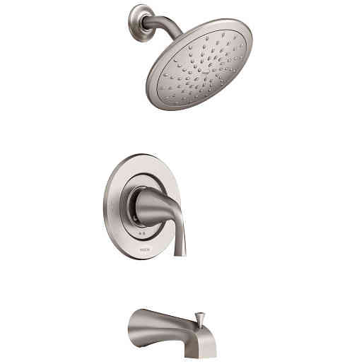 Main 1 - Faucet Moen Tub & Shower 1 Handle Brushed Nickel Oxby 82660SRN - San Antonio Retail