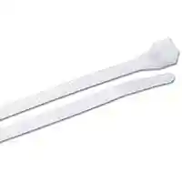 Main 1 - Cable Ties 7-3/4" 20Pk White Double Lock  Nylon 45-308 - San Antonio Retail