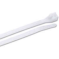 Main 2 - Cable Ties 7-3/4" 20Pk White Double Lock  Nylon 45-308 - San Antonio Retail