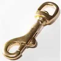 Main 1 - Snap Brass Swivel 3/8" Round Eye Bolt 5025B - San Antonio Retail