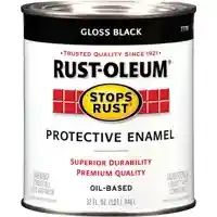 Main 1 - Paint Oil Base Enamel Gloss Black Rustoleum 7779504  - San Antonio Retail