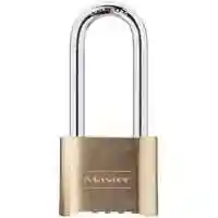 Main 1 - Padlock, Master, Combination, Brass, 2"x2-1/4" Shackle  175DLH - San Antonio Retail
