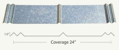 Main 3 - 5-V Roofing 16'( 29 Ga) Galvalume 02776 - San Antonio Retail