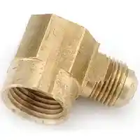 Main 1 - Brass Flare Elbow 3/8"Flarex1/2"Fpt 500 754050-0608 - San Antonio Retail