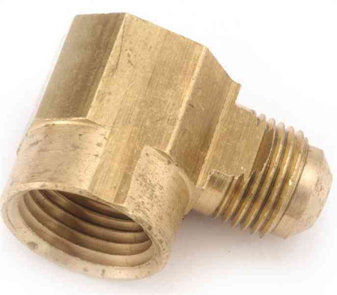 Main 4 - Brass Flare Elbow 3/8"Flarex1/2"Fpt 500 754050-0608 - San Antonio Retail
