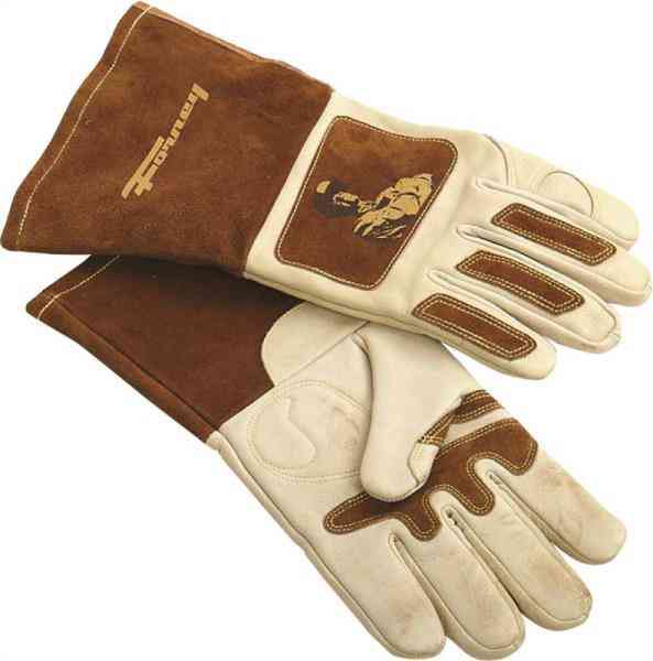 Main 4 - Gloves Welding Lg Forney 53410White/Brown - San Antonio Retail