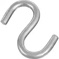 Main 1 - S Hook Stainless Steel Heavy 2-1/2" Open  Bulk N233-551 - San Antonio Retail