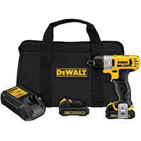 Main 2 - Screwdriver*D*1/2 12V Lithion Ion w/ 2-Batteries, Charger Belt Hook &  Bag Dewalt Dcf610S2  - San Antonio Retail