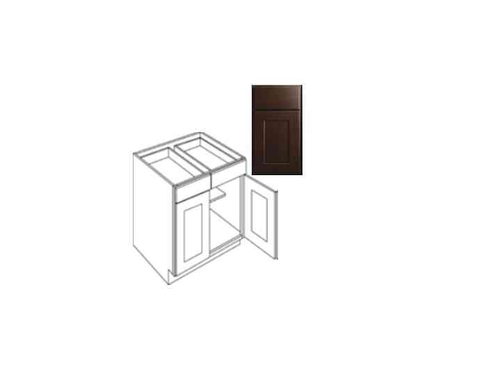 Main 2 - Kitchen Cabinet Luxor Espresso Base 30" B30 Plywood Box - San Antonio Retail