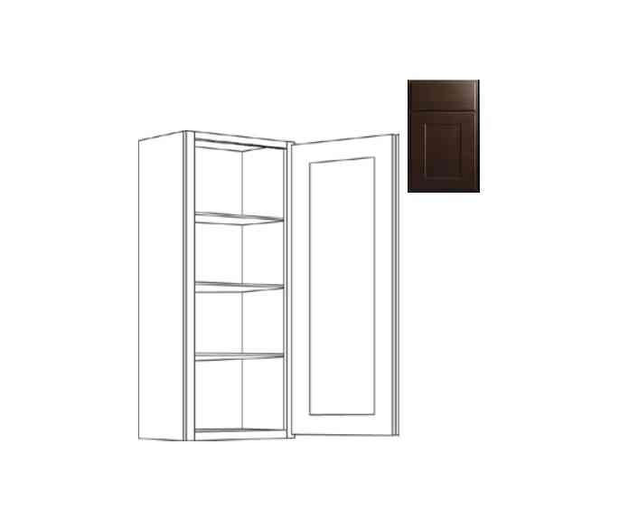 Main 3 - Kitchen Cabinet Luxor Espresso Wall 18"X42" W1842 Plywood Box - San Antonio Retail