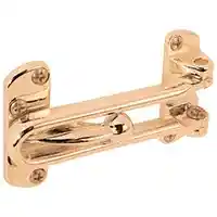 Main 1 - Door Guard, Flip Lock, Brass, Defender Security U 9887 - San Antonio Retail